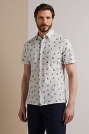Vanguard Short Sleeves Shirt Print Grey