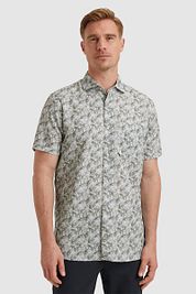 Vanguard Short Sleeve Shirt Print Blue Green