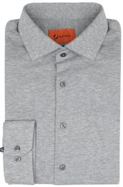 Suitable Shirt Knitted Pique Grey