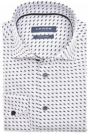 Ledub Shirt Print White Multicolour  