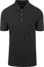 Lyle and Scott Tonal Eagle Polo Shirt Anthracite