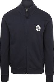 McGregor Cardigan Logo Navy