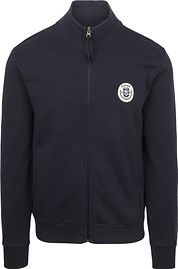 McGregor Cardigan Logo Navy