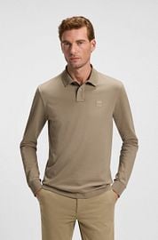 BOSS Passerby Poloshirt Taupe