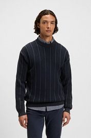 BOSS Pull Kaktus Navy