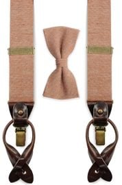 Sir Redman set of suspender buttons antique silver, Suspenders