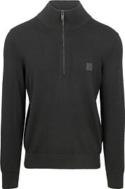 BOSS Kanobix Half Zip Sweater Black