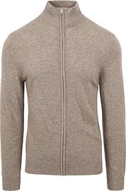 Gant Cardigan Lamswool Greige