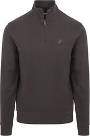 Lyle & Scott Half Zip Pullover Tonal Anthracite