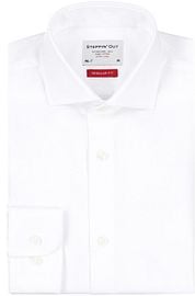 Steppin' Out Extra Long Sleeves Shirt Twill White