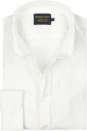 Steppin' Out Shirt Linen White