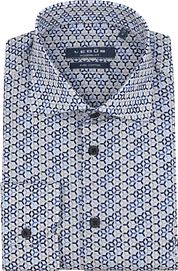 Ledub Shirt Print Blue 