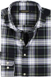Steppin' Out Flanel Shirt Checks Blue Green