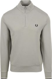 Fred Perry Half Zip Pullover Limestone Grey