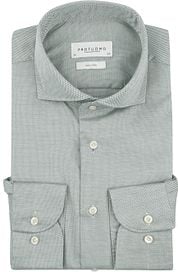 Profuomo Basketweave Shirt Green
