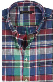 Steppin' Out Shirt Linen Checks Multicolour