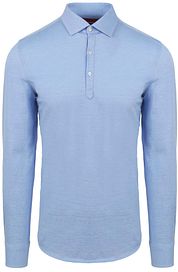 Suitable Camicia Polo Shirt Light Blue