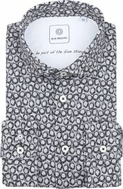 Blue Industry Shirt Print Grey