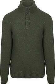Gant Mocker Pullover Wool Blend Dark Green