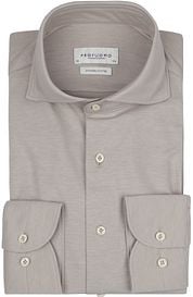 Profuomo Japanese Knitted Shirt Melange Beige