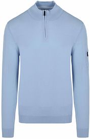 Suitable Race Half Zip Pullover Light Blue