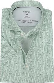 OLYMP Luxor MF Shirt Print Green