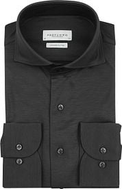 Profuomo Japanese Knitted Shirt Anthracite