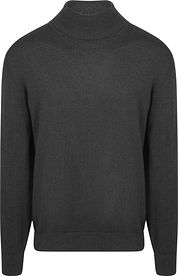 Steppin' Out Rollneck Pullover Cotton Cashmere Anthracite 