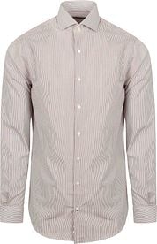 Steppin' Out Shirt Stripe Brown