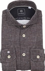 Blue Industry Shirt Print Brown
