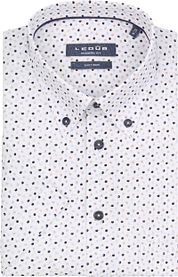 Ledub Short Sleeve Shirt Blue Dots