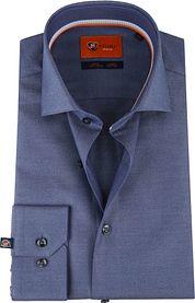 Suitable Shirt Navy Slim Fit