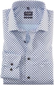 OLYMP Luxor Shirt Print Light Blue