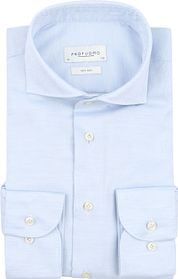 Profuomo Basketweave Shirt Light Blue  