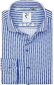 R2 Japanese Knitted Shirt Stripes Blue