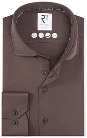 R2 Shirt Dobby Travel Shirt Brown