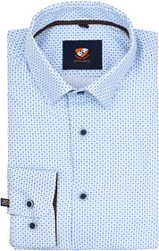 Suitable Shirt Print Light Blue
