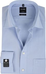 Olymp Luxor Modern Fit Extra Long Sleeve Shirt Blue