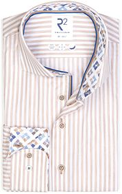 R2 Shirt Stripes Beige
