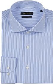 Steppin' Out Shirt Slim-Fit Stripe Light Blue