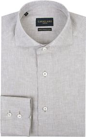 Cavallaro Firento Shirt Linen Greige