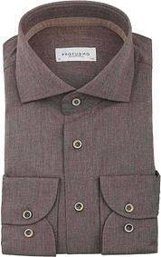 Profuomo Shirt Flanel Brown