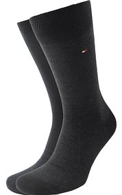 Tommy Hilfiger 2-Pair Socks Birdseye Black