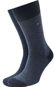 Tommy Hilfiger 2-Pair Socks Birdseye Blue 004