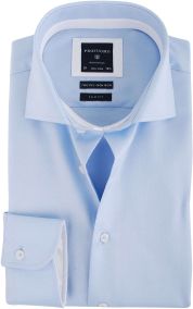 Profuomo shirt Blue + White Contrast