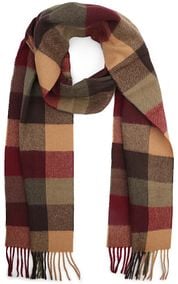 Barbour Scarfs Tattersall Red Beige
