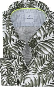 Blue Industry Shirt Leaf Dark Green