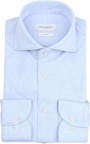 Profuomo Knitted Shirt Light Blue
