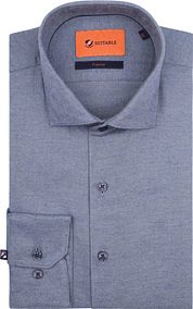 Suitable Shirt Widespread Flanel Blue