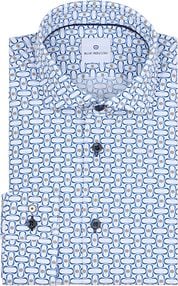 Blue Industry Shirt Print Blue 